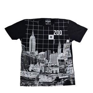 Zoo York‎ Unbreakable NYC Skyline Graphic Tee Black L Urban Streetwear
